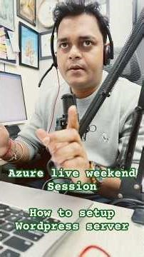 How to setup Wordpress server using AZURE app services.