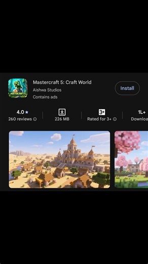 Top 5 Copy Games Like Minecraft 1.22 Update!! #notadigamer #shorts #ytshorts