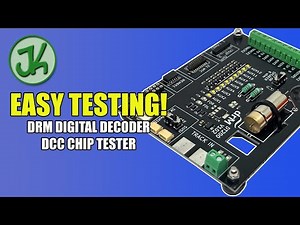 Easy DCC Decoder Testing! drM Digital Decoder DCC Chip Tester