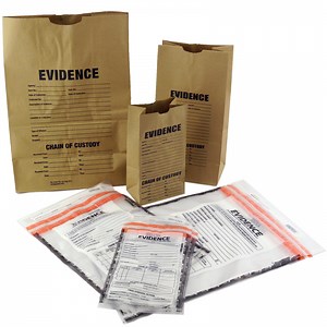 Evidence Bags, Paper and Plastic Sample Pack