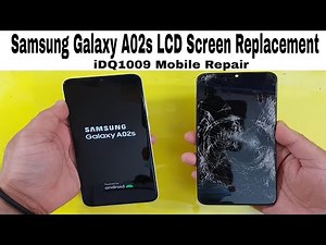 Samsung Galaxy A02s LCD Screen Replacement idq1009.official