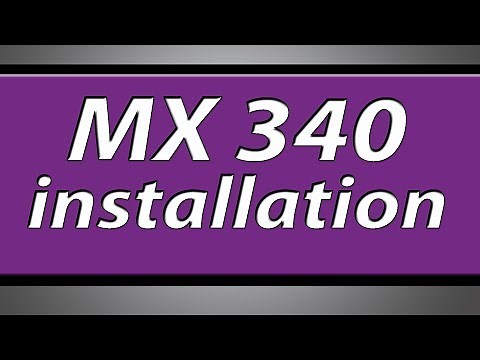Canon Pixma MX340 printer installation