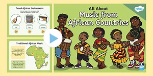 All About Music from African Countries PowerPoint