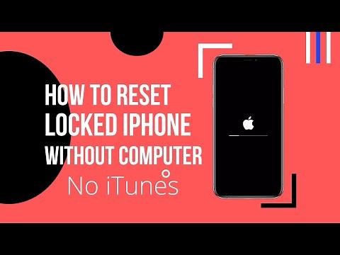 How To Factory Reset Unavailable/Locked/Disable/Security Lock-Out/ iPhone Without Pc & iTunes [2023]