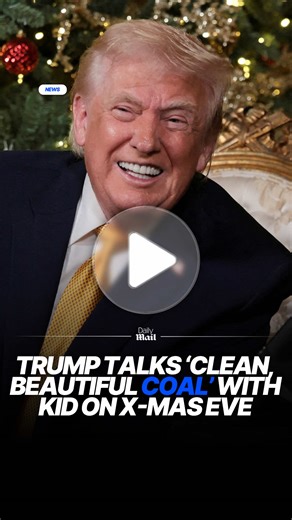 Trump Jokes About Coal During NORAD Santa Track Call