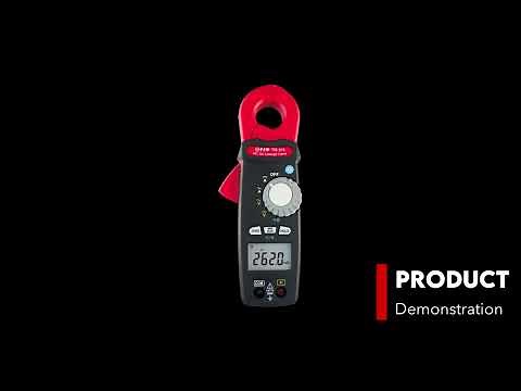 TIS 570 AC/DC Earth leakage clamp meter overview and demo.