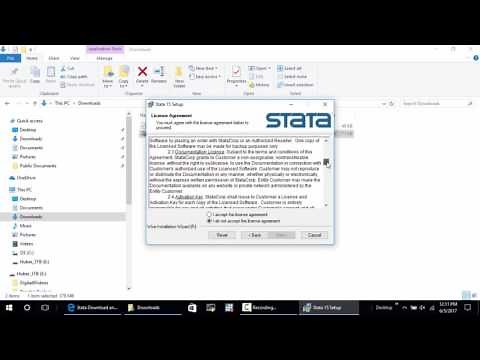 How to download and install Stata for Windows