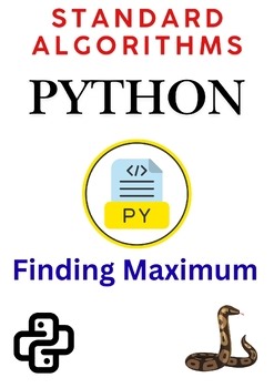 Finding Max in Python– Algorithm Coding for Middle & High school learners