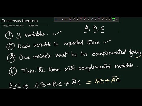 Consensus Theorem || step by step procedure || Digital Electronics
