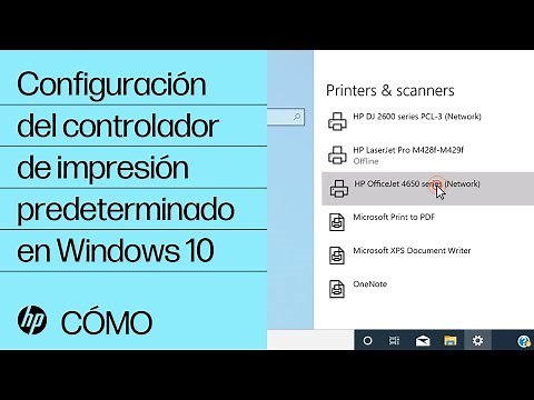 Configuración del controlador de impresión predeterminado en Windows 10 | HP Computers | HP Support