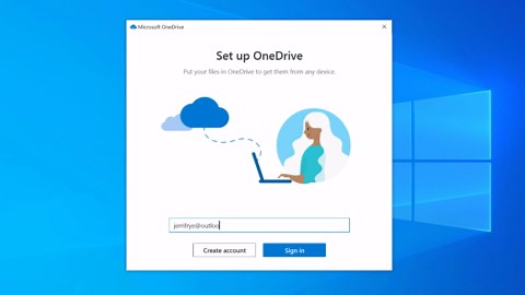 Move files to a new Windows PC using OneDrive