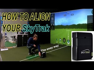 HOW to ALIGN your #Skytrak Golfsimulator the easy way, with 3&1 Golf