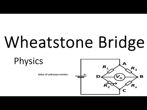 Wheatstone Bridge use and circuit diagram
