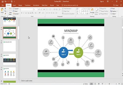 Hướng dẫn tạo Mindmap - Sơ đồ tư duy trên PowerPoint trong 60 giây | Envato Tuts