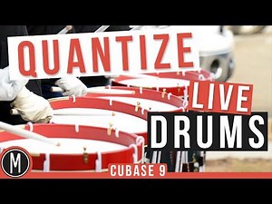 How to QUANTIZE LIVE DRUMS in CUBASE 9 -mixdown.online
