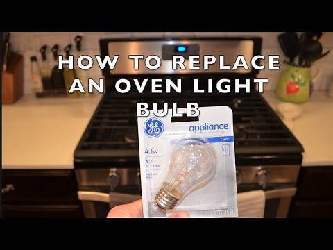 How to Replace an Oven Light Bulb.