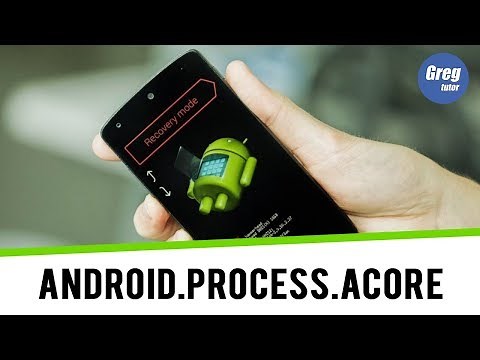Resolver ERRO android.process.acore PAROU