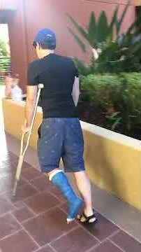 Cast and Crutches for Chronic Ankle Instability (Aug 2019)