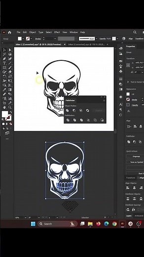 How to Invert Your Artwork in Adobe Illustrator! #illustrator