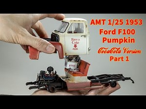 Making AMT 1/25 1953 Ford F100 Pickup pumpkin Part 1