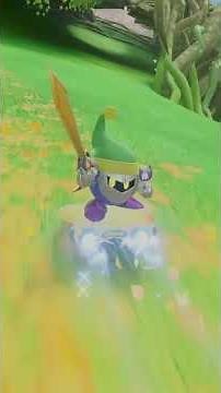 Kirby Air Riders - Meta Knight Game Play Preview #shorts #kirbyairriders