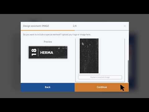 Online label maker by HERMA: Create, design & print your labels with the Label Assistant Online 🏷️