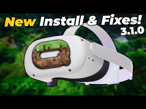 How To Play Minecraft VR On Quest Standalone 2023!