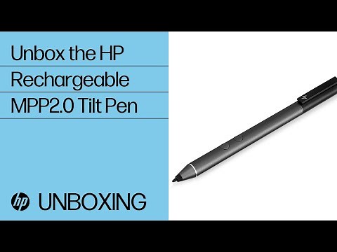Unboxing the HP Rechargeable MPP2.0 Tilt Pen | HP Support