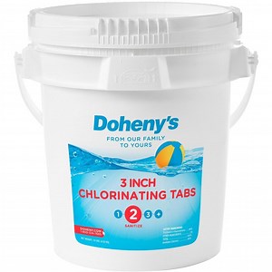 Best 3-Inch Chlorine Tablets for Pools - 10 lb. Bucket – Long-Lasting, Slow-Dissolving and UV-Stabilized - Doheny's Pool Supplies