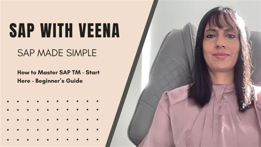 How to Master SAP TM—Start Here (Beginner’s Guide) - Lesson 2 - Understanding Master Datas - SAP TM | Veena Kumar