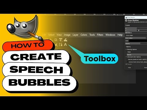 How to Create a Speech Bubble / Text Balloon in GIMP