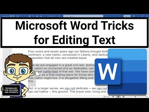 Tricks for Selecting and Editing Text in Microsoft Word