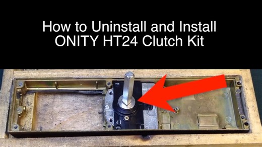 How to Replace the Onity HT24 Lock Clutch Assembly