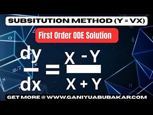 First Order Homogeneous Differential Equations (Part 2) | Advanced Examples & Step-by-Step Solutions