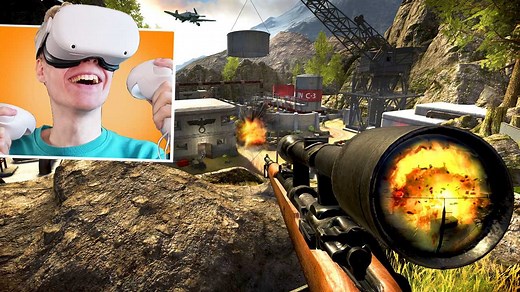 1.8K views · 26 reactions | Here's my gameplay and review of Sniper Elite VR. You can play this WW2 VR game on the Oculus Quest 2, PSVR and PC headsets such as the Valve Index. We are going to check it out in glorious virtual reality and see if it is worth our time or not! | Nathie | Facebook