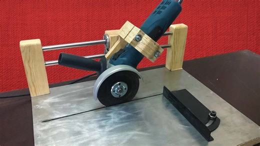 Build a Skid-Mounted Angle Grinder Stand – Easy DIY Jig for Straight Cuts on Metals and Tiles