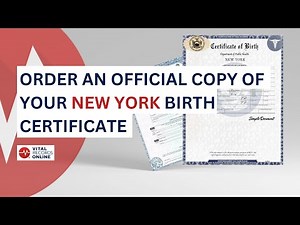 Order a Copy of Your New York Birth Certificate From Home - Vital Records Online