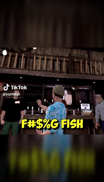 Guest Bar Fight Scene: Dude Looks Like a Fish