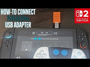 How To Use the 8bitdo USB Adapter with Nintendo Switch 2 (Connect Your DualSense Controller & More!)