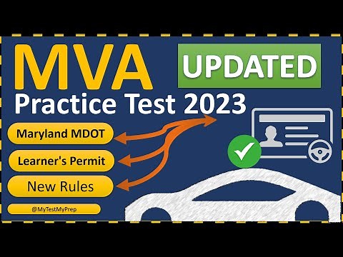 MVA Permit Practice Test 2023 Maryland MDOT Learner's Permit Written Test