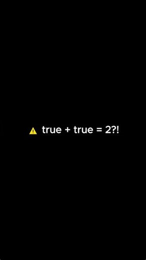 JavaScript Challenge #27 – true + true = 2?! 😈 #javascript #coding