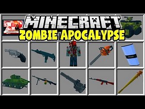 Minecraft ZOMBIE APOCALYPSE MOD | TRY AND SURVIVE IN THE ZOMBIE APOCALYPSE!!