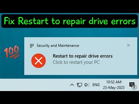 How To Fix Restart To Repair Drive Errors Windows 10/11