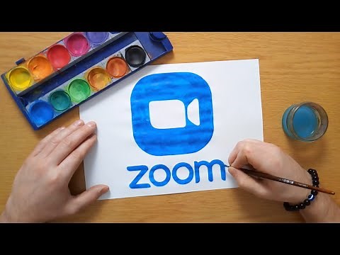 How to draw the Zoom logo - Zoom Meeting App icon