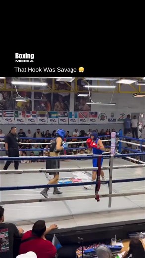 That hook was brutal 😳 A boxing hook is one of the most explosive punches in the sport, known for its speed, power, and ability to end a fight in an instant. It’s thrown in a tight, circular motion, looping around the opponent’s guard to land on the side of the head or body. The power comes not just from the arm, but from the twist of the hips and shoulders, with the legs driving the movement. A good hook is short, sharp, and controlled — never wild. Boxers use it to catch opponents off balance