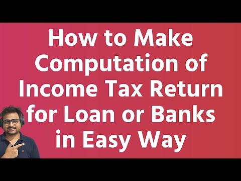 How to Make Computation of Income Tax Return in Excel | ITR Computation Sheet Download New Portal