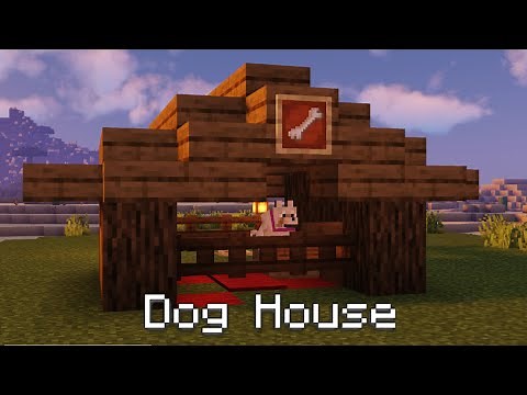 How To Build A Dog House In Minecraft