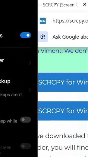 Control Your Android from Windows #android #windows #scrcpy #techshorts