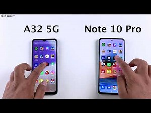 SAMSUNG A32 5G vs Redmi Note 10 Pro Speed Test & Ram Management