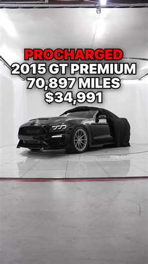 RPM Garage on Instagram: "This GT is SCARY fast… Procharged, corn fed and PACKED with other goodies 😎 Check the build sheet out!👇 •P-1SC Procharger system •Division X fuel pressure regulator •long tube headers •20” Variant forged wheels •BMR lowering springs •Carbon hood •GT350 style fenders •Carbon GT350R Spoiler •GT350 style front bumper •GT500 style side skirts •Carbon decklid panel •S650 style headlights •Clear Tails And SO much more… Head online for the full listing — now LIVE!💻 #Mustang